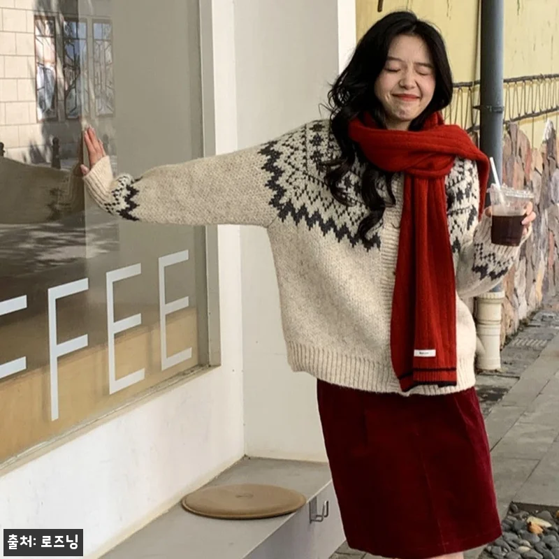 코위찬 숄카라 가디건 찐후기 대신 구 관련 이미지 2