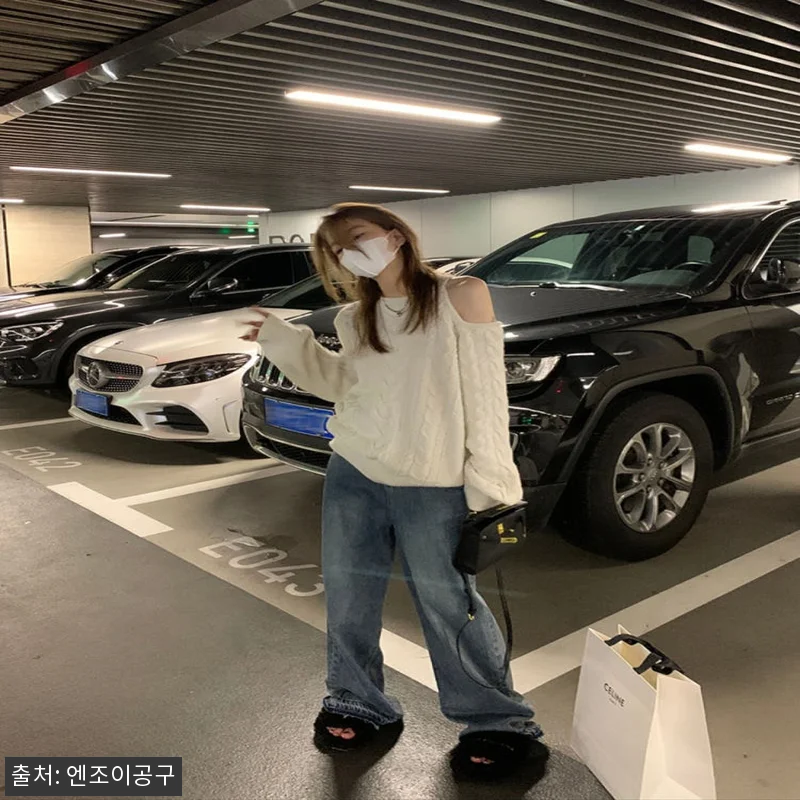 박규영 트임 니트 한해나 스웨터, 오 관련 이미지 2