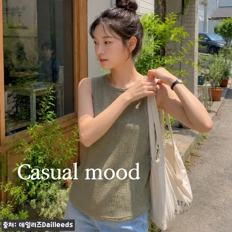 데일리즈 시어서커 라운드넥 나시, 여 관련 이미지 2