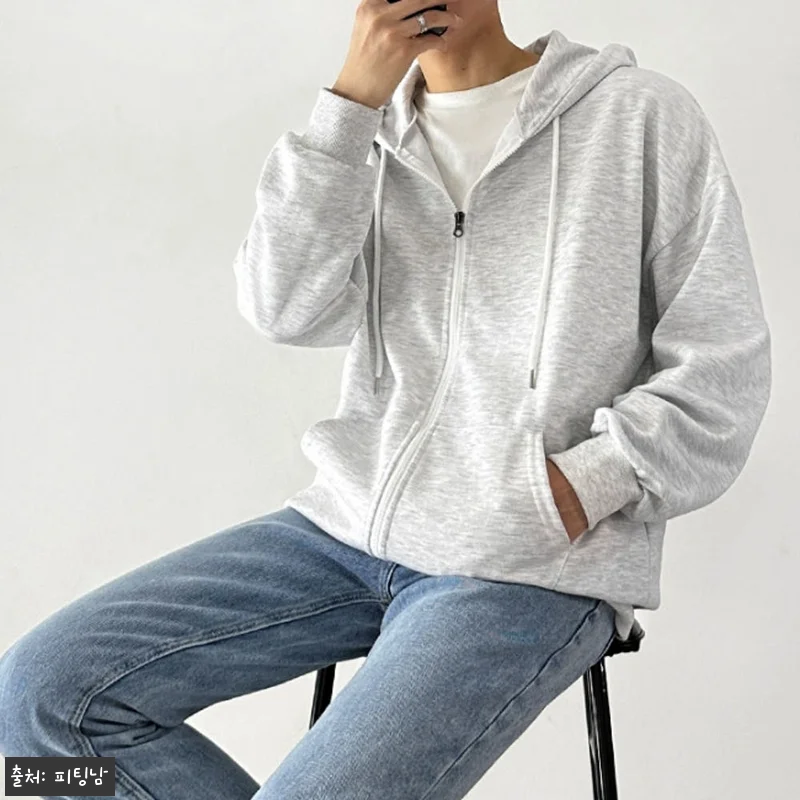 남자 브래치 봄 가을 투웨이 무지 후 관련 이미지 2