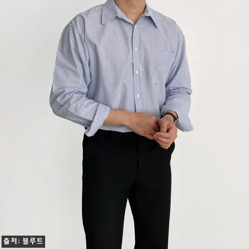 남자스트라이프셔츠 옥스포드셔츠, 29 관련 이미지 2