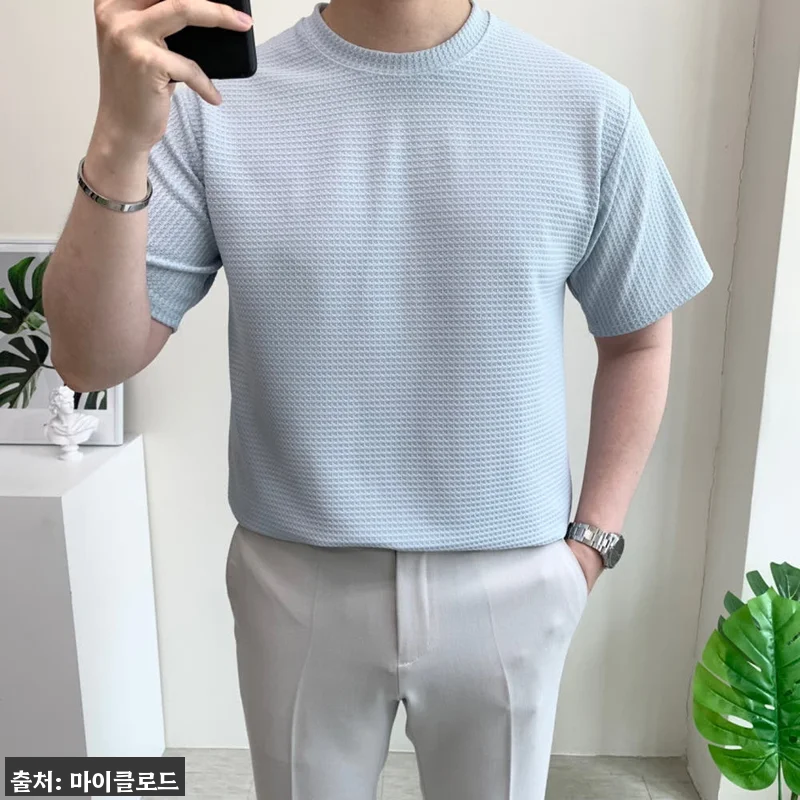 남자 빅사이즈 반팔 와플 무지 여름 티셔츠, 1만 원대 무료배송으로 눈여겨본 여름 이슈템 11 남자 빅사이즈 반팔 와플 무지 여름 관련 이미지 2