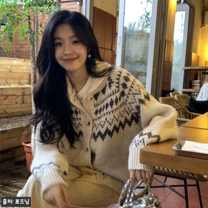 코위찬 숄카라 가디건 찐후기 대신 구 관련 이미지 3