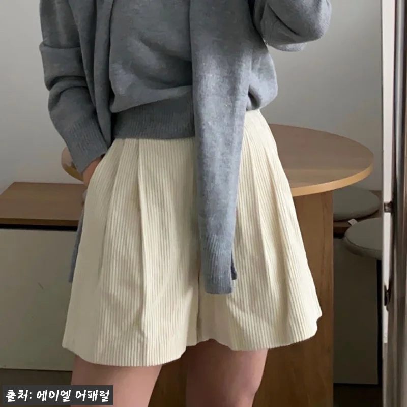 버뮤다팬츠 코듀로이 골덴 반바지 5부 관련 이미지 3