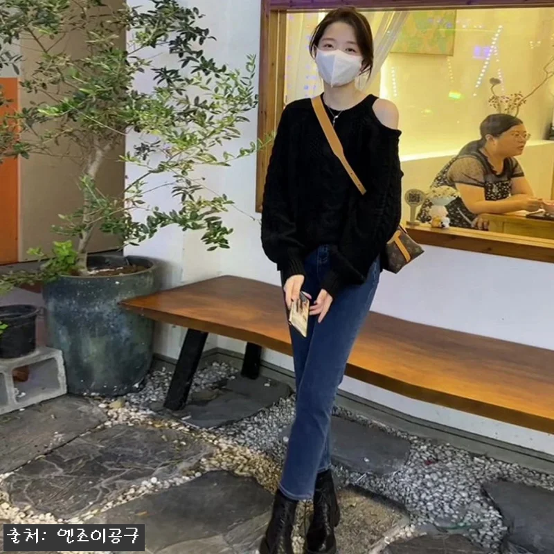 박규영 어깨 트임 니트 한해나 스웨터 관련 이미지 3