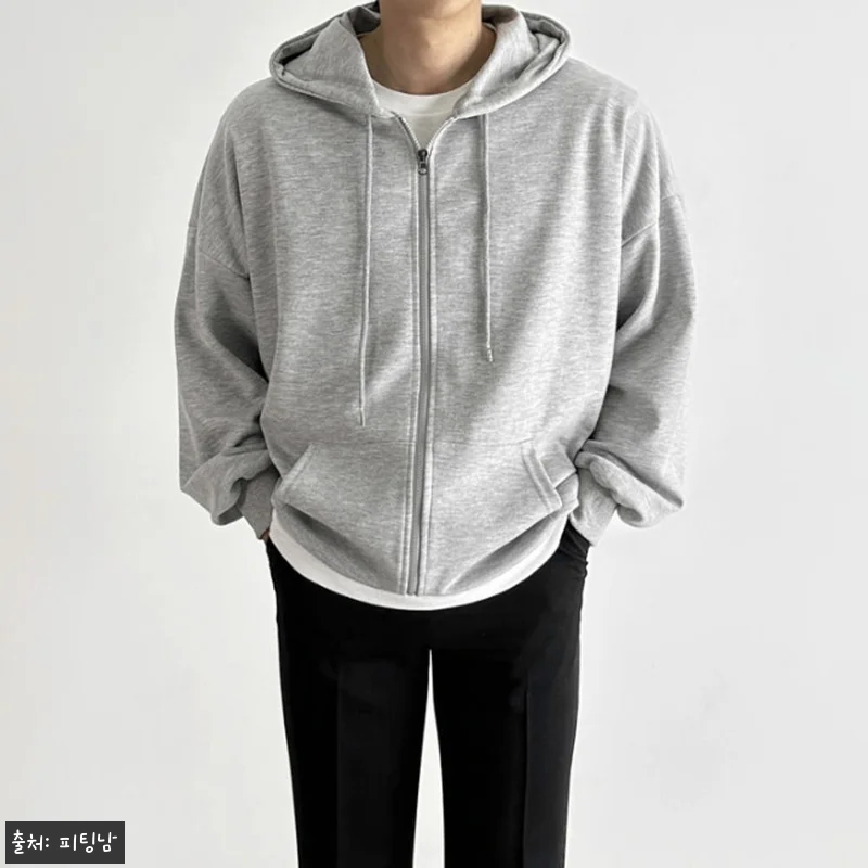 남자 브래치 봄 가을 투웨이 무지 후 관련 이미지 3