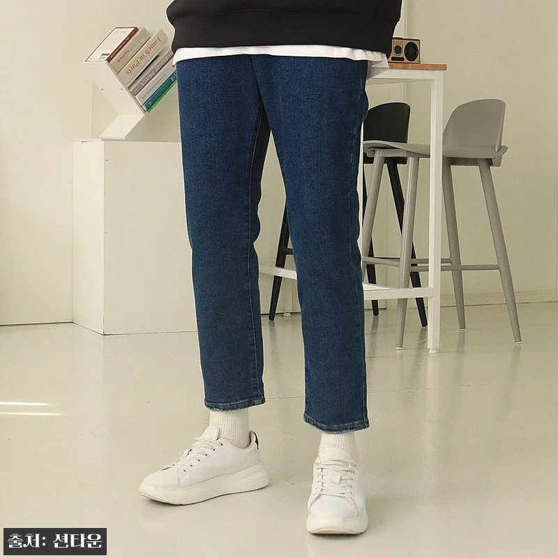 남자청바지 빅사이즈 허벅돼 스판 밴딩 관련 이미지 3
