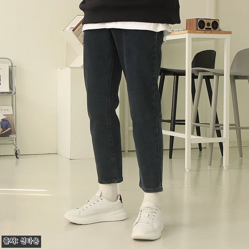 남자청바지 허벅돼 밴딩 스판 청바지, 관련 이미지 3