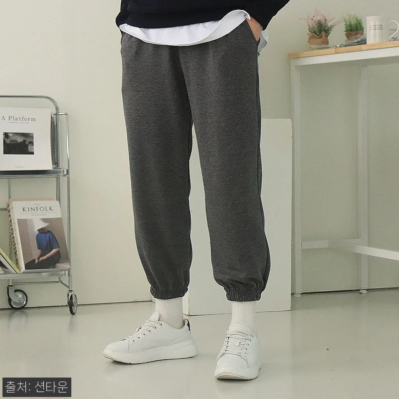남자조거팬츠 고무줄 트레이닝 남성면바 관련 이미지 3