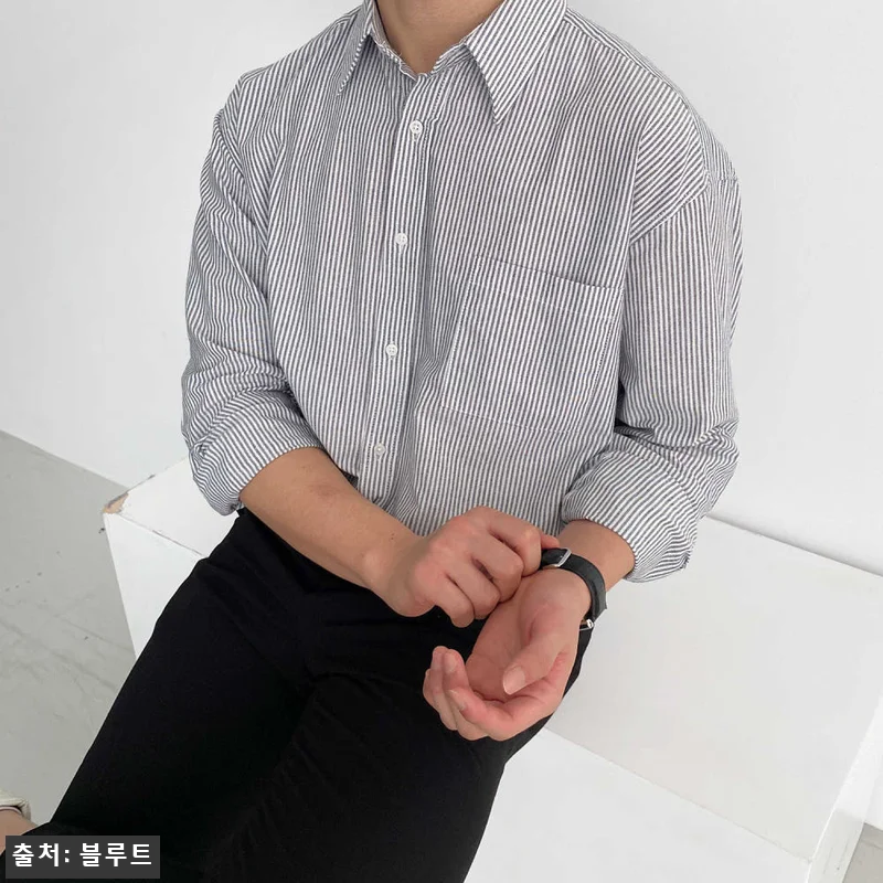 남자스트라이프셔츠 옥스포드셔츠, 29 관련 이미지 3