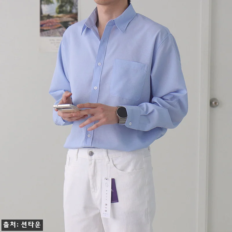 남자셔츠 구김없는 링클프리 남자린넨셔 관련 이미지 3