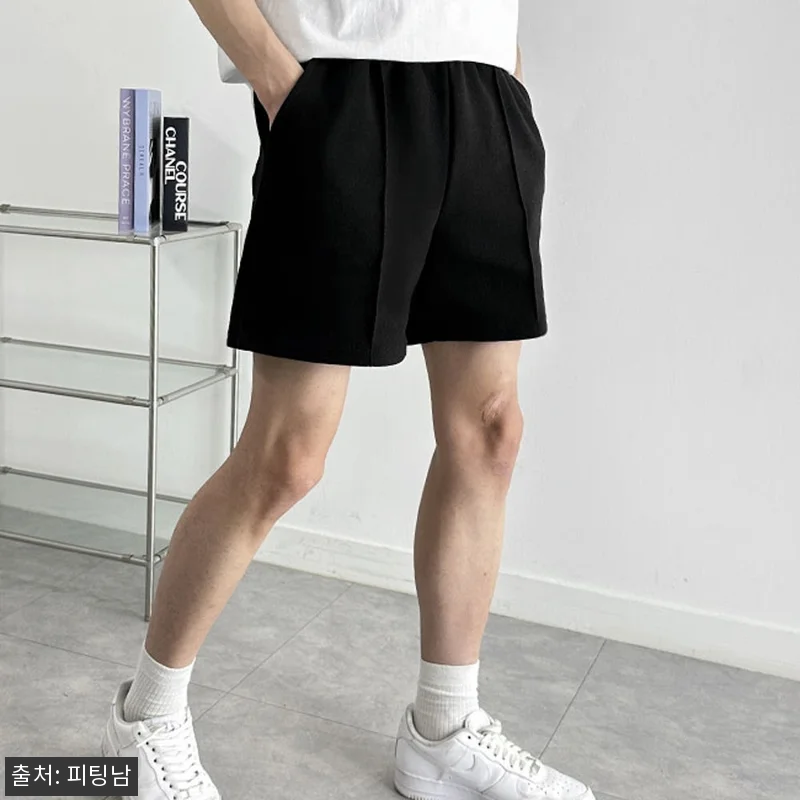 남자 윌트 여름 핀턱 이중지합포 무지 관련 이미지 3