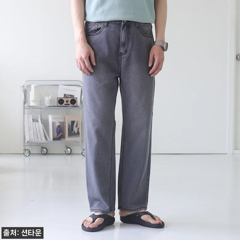 남자와이드청바지 빅사이즈 레귤러핏 데님진, 2만원대 무료배송으로 눈여겨볼 데일리 팬츠 8 남자와이드청바지 빅사이즈 레귤러핏 데 관련 이미지 3