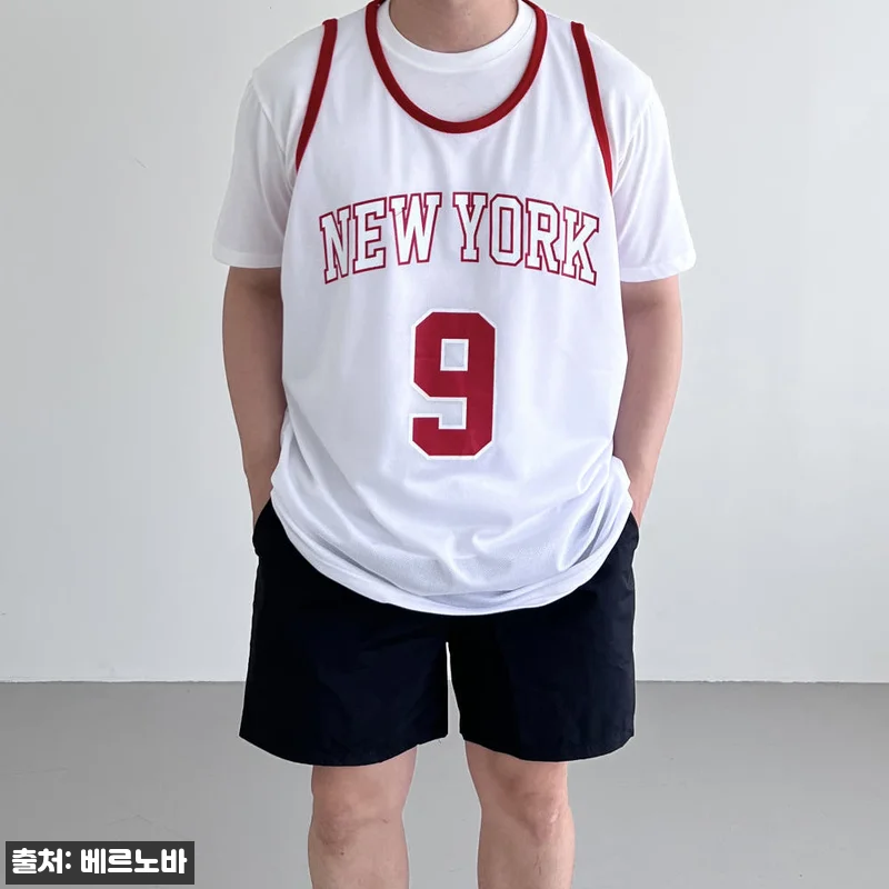 남자 매쉬져지 NBA 나시 티, 여름 관련 이미지 3