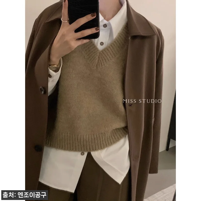 동상이몽 317회 권다현 니트 조끼 브이넥 베스트, 겨울 레이어드용으로 살펴본 구매 포인트 10 동상이몽 317회 권다현 니트 조끼 관련 이미지 4