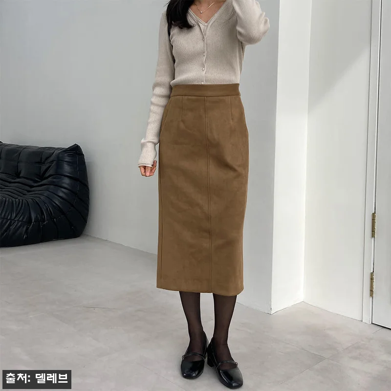 스웨이드 포켓 겨울 H라인 롱 스커트, 38,000원 할인 혜택까지 챙겨본 겨울 데일리템 16 스웨이드 포켓 겨울 H라인 롱 스커트 관련 이미지 4