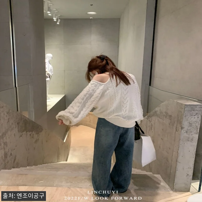 박규영 트임 니트 한해나 스웨터, 오 관련 이미지 4