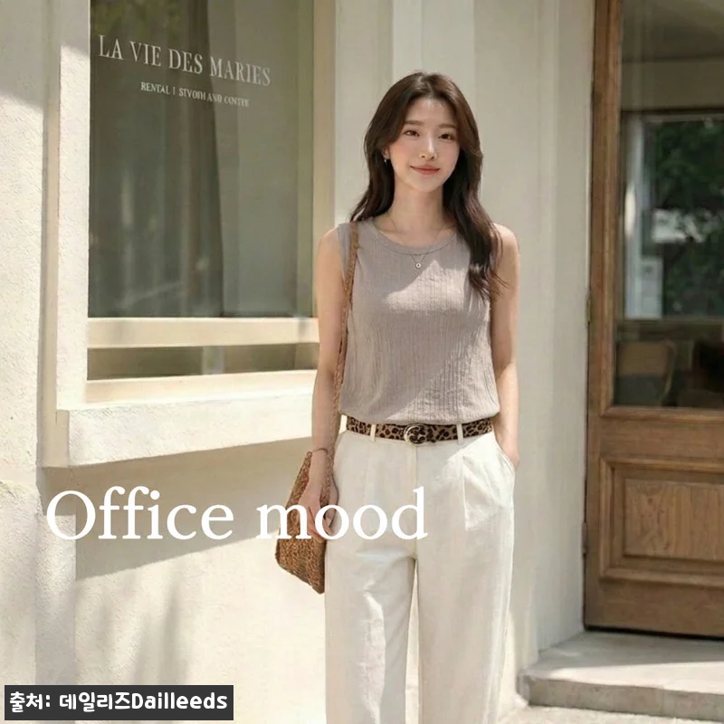 데일리즈 시어서커 라운드넥 나시, 여 관련 이미지 4