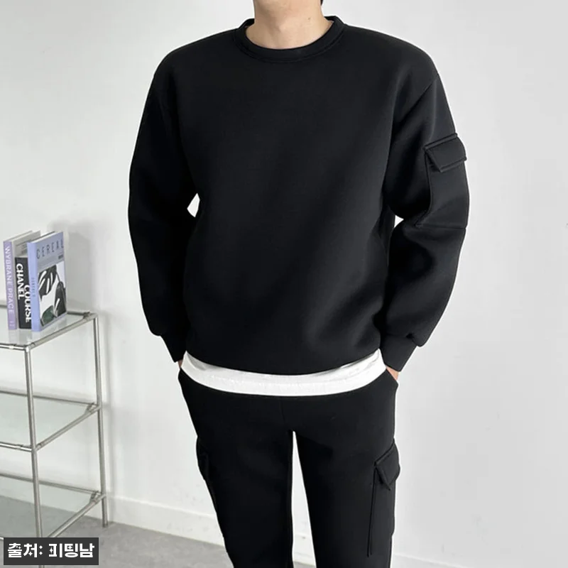 남자 론돈 네오프렌 맨투맨 카고 조거 관련 이미지 4