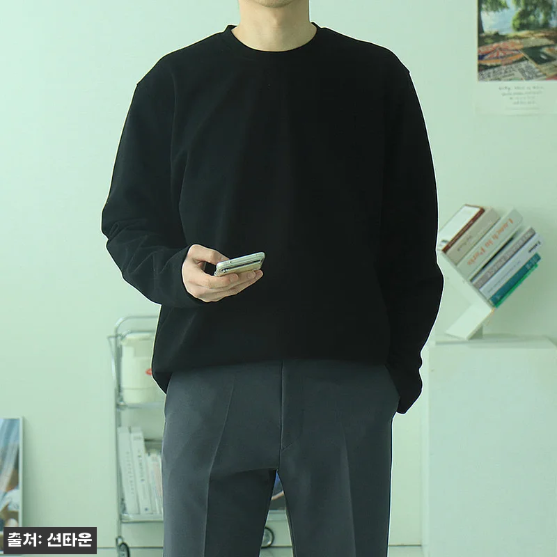 남자긴팔티 이너 레이어드 단가라 티셔츠, 간절기 데일리룩으로 눈여겨볼 6컬러 아이템 11 남자긴팔티 이너 레이어드 단가라 티셔 관련 이미지 4