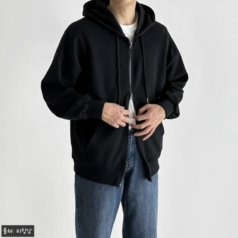 남자 브래치 봄 가을 투웨이 무지 후 관련 이미지 4