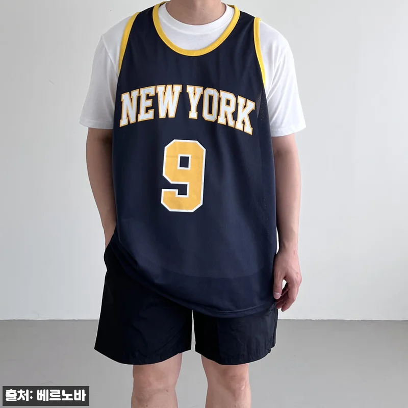 남자 매쉬져지 NBA 나시 티, 여름 관련 이미지 4