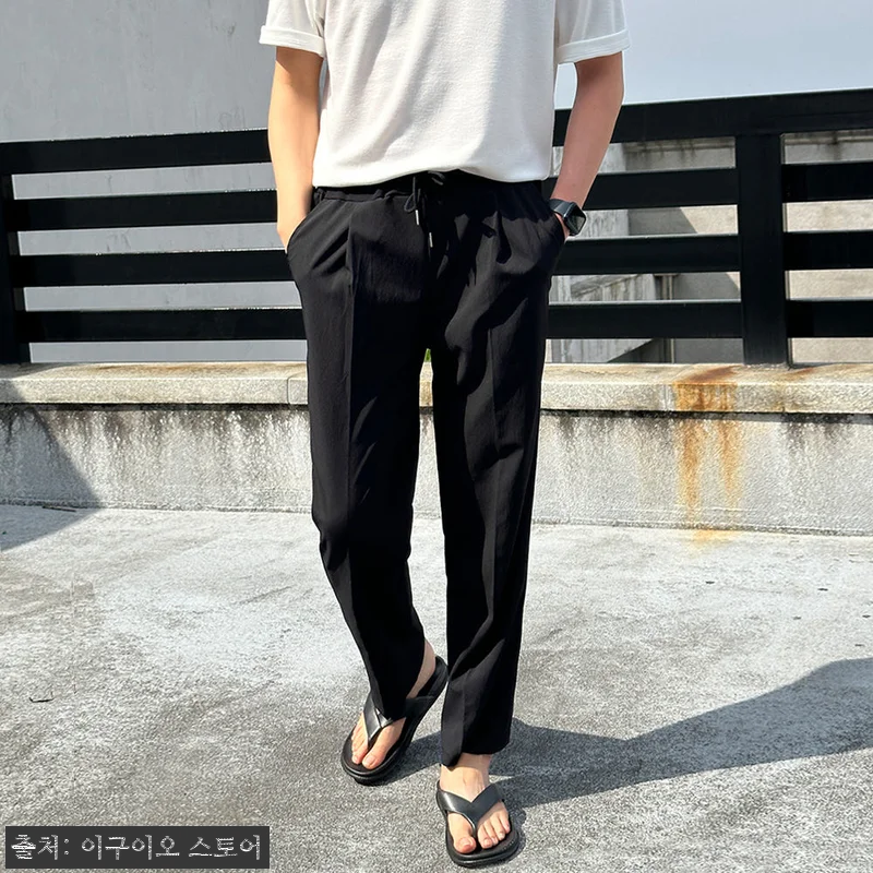 남자냉장고바지 링클프리 와이드 밴딩 관련 이미지 4