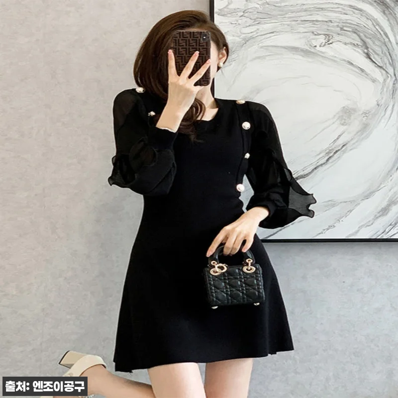 무인도의 디바 윤란주 김효진 단추 프릴 원피스, 블랙 포인트룩으로 눈여겨본 이유 13 무인도의 디바 윤란주 김효진 단추 프 관련 이미지 5