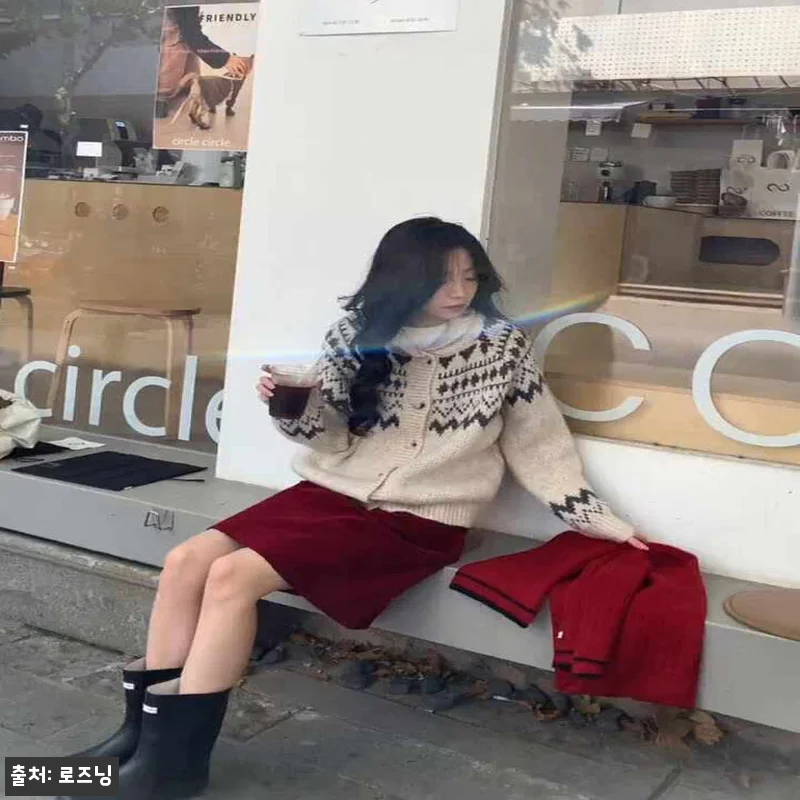코위찬 숄카라 가디건 찐후기 대신 구 관련 이미지 5