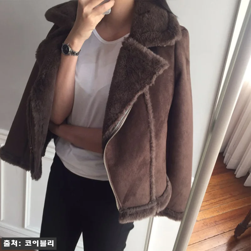 코이블리 겨울 하이넥 스웨이드 밍크 페이크퍼 크롭 무스탕 자켓, 9만원대 구매 전 체크한 찐정보 13 코이블리 겨울 하이넥 스웨이드 밍크 관련 이미지 5