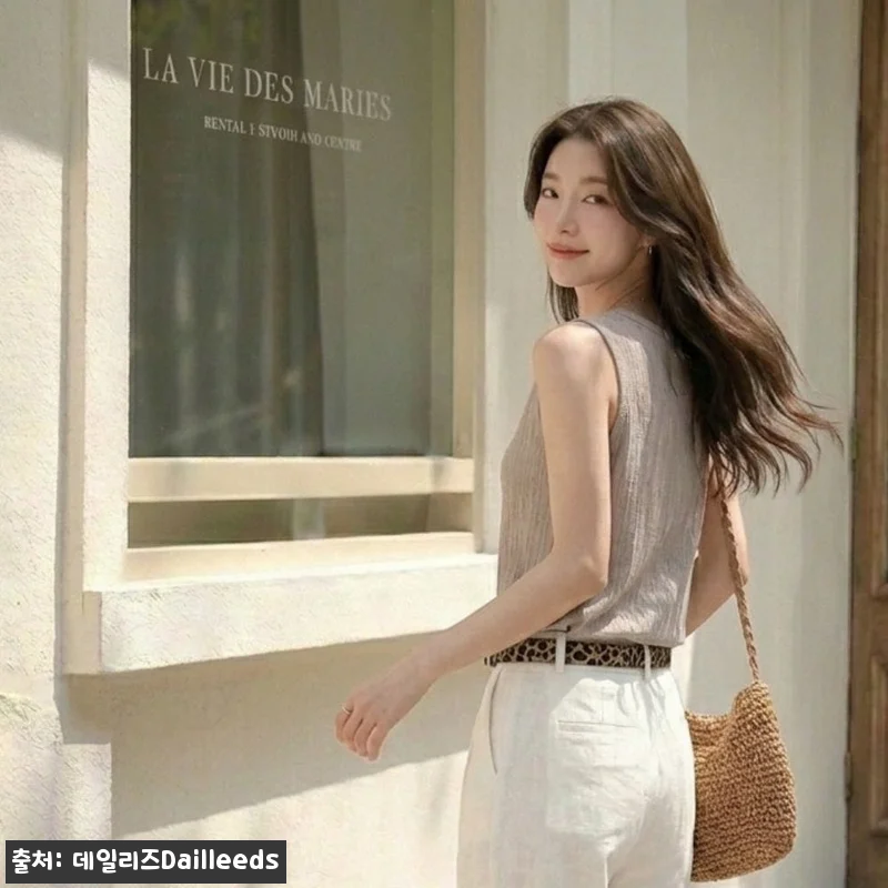 데일리즈 시어서커 라운드넥 나시, 여 관련 이미지 5