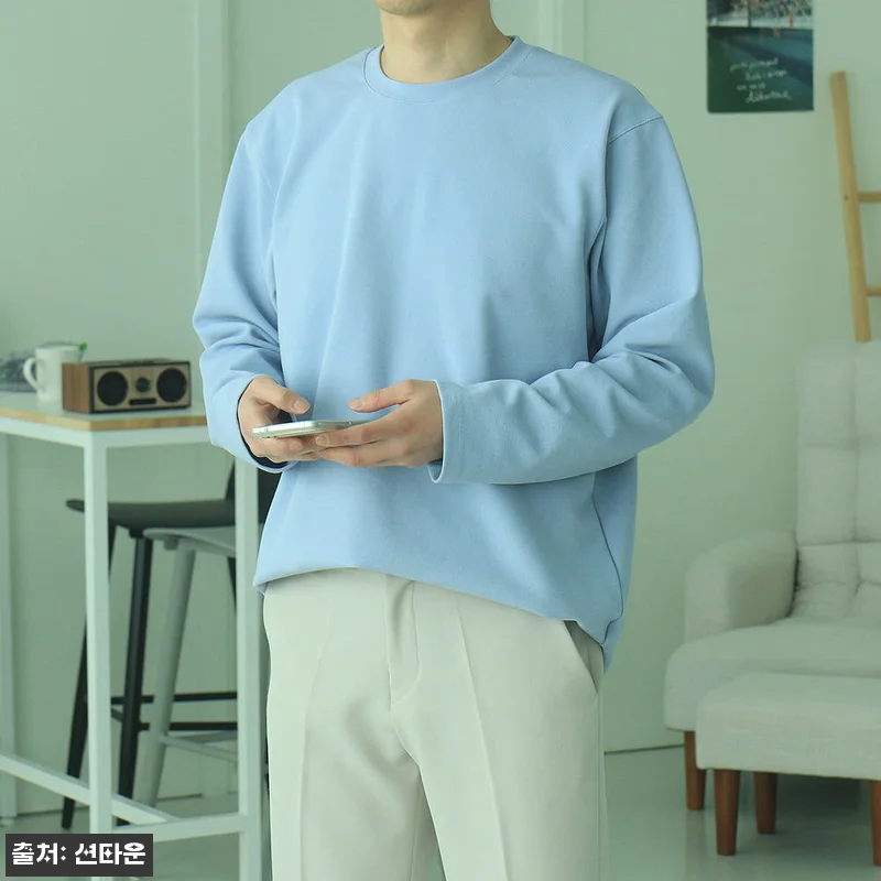 남자긴팔티 이너 레이어드 단가라 티셔츠, 간절기 데일리룩으로 눈여겨볼 6컬러 아이템 12 남자긴팔티 이너 레이어드 단가라 티셔 관련 이미지 5