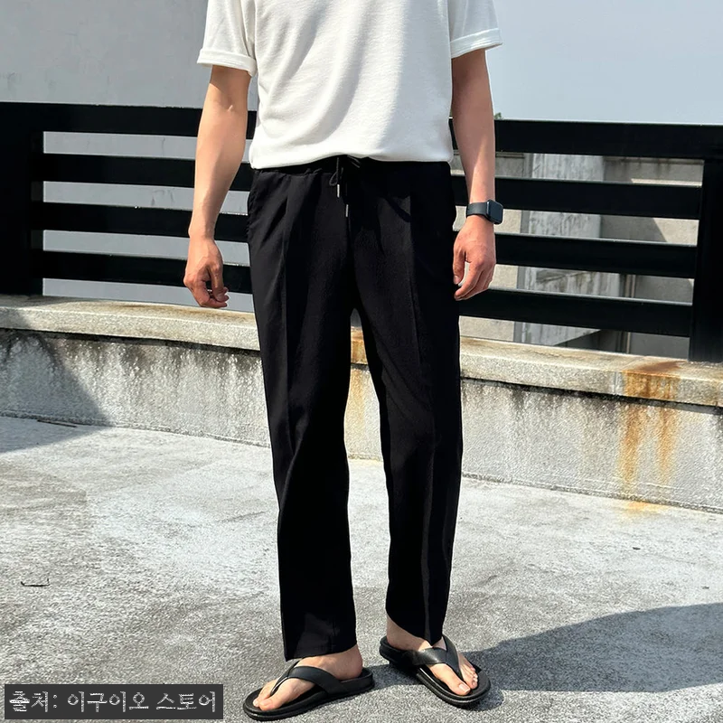 남자냉장고바지 링클프리 와이드 밴딩 관련 이미지 5