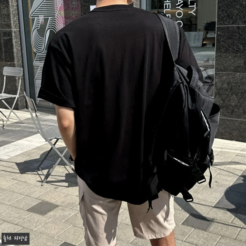 남자 알프레도 오버핏 여름 레터링 나 관련 이미지 6