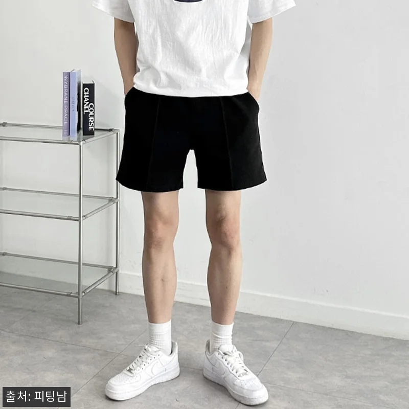 남자 윌트 여름 핀턱 이중지합포 무지 관련 이미지 7