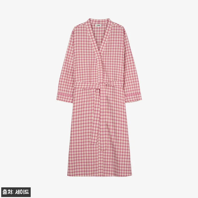 [w] 카로 라운지 체크 롱슬리브 로 관련 이미지 8