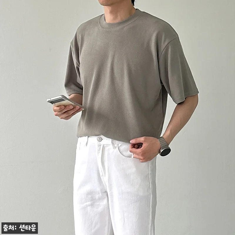 1+1 남자오버핏반팔티 아이스 쿨링 관련 이미지 8