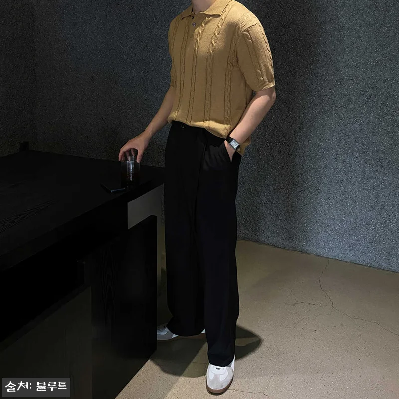 꽈배기카라 남자반팔니트, 여름 코디용으로 체크해볼 이슈템 구매 정보 20 꽈배기카라 남자반팔니트, 여름 코디용 관련 이미지 9