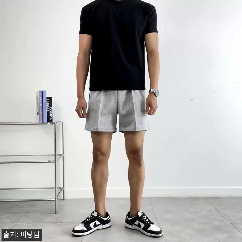 남자 윌트 여름 핀턱 이중지합포 무지 관련 이미지 10