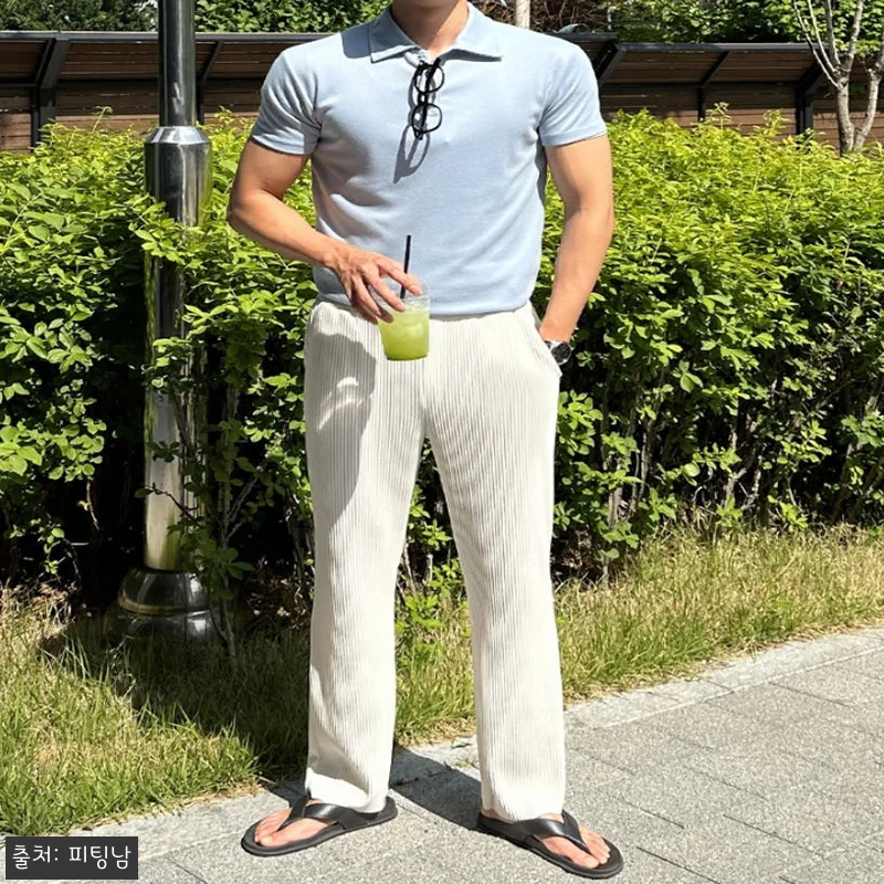 남자 블럼 머슬핏 여름 분또 카라 반 관련 이미지 10