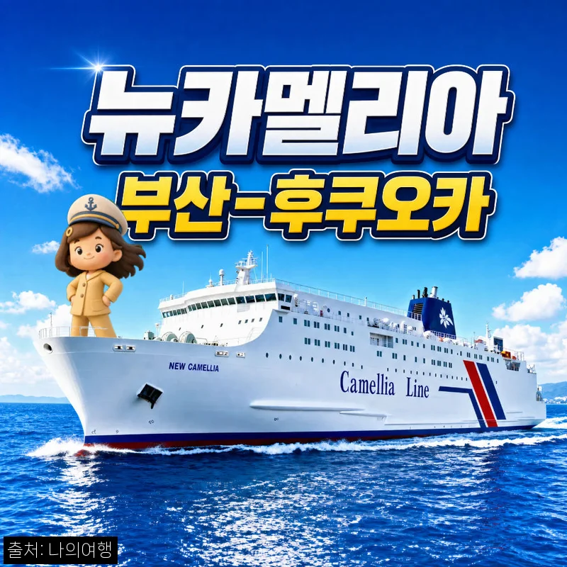 부산 후쿠오카 배 뉴카멜리아 배편 예약, 카멜리아호 승선권 49,000원으로 체크한 핵심 후기