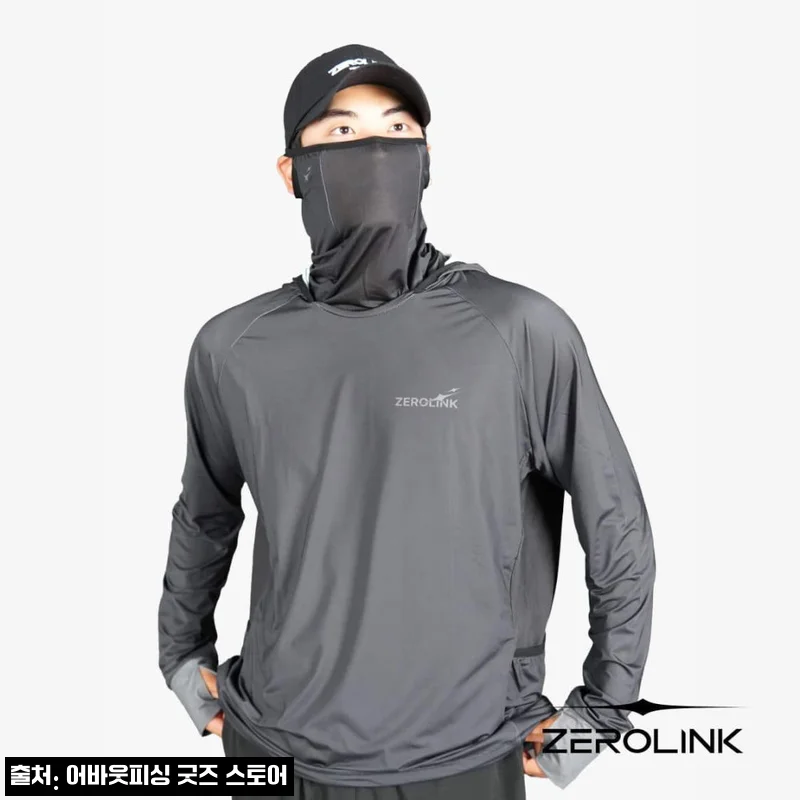 제로링크 마스크 쿨링 후디 여름 낚시복 자외선 차단 버프, 여름 낚시 준비템으로 옵션부터 체크