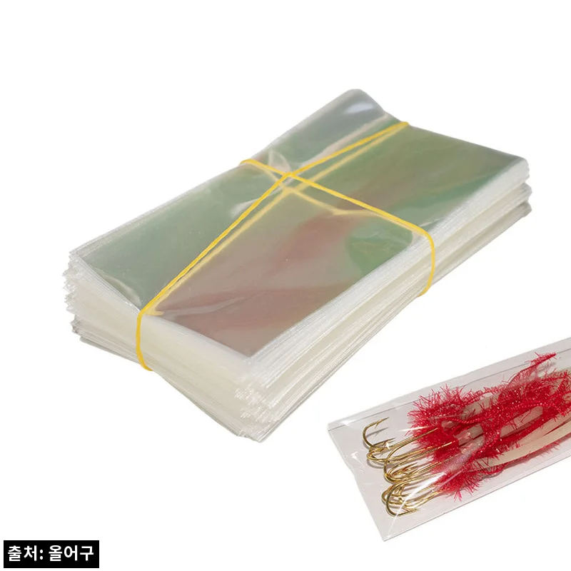 자작용 갈치 바늘 포장 비닐봉투 200장 6X12cm, 채비 정리용으로 눈여겨본 가성비 소모품