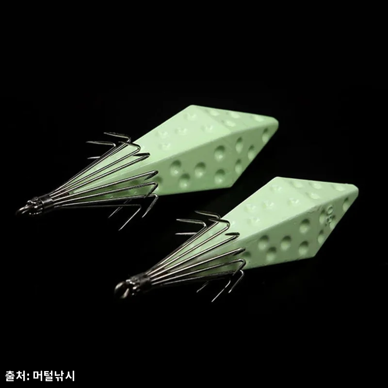몽크로스 에기 프리 다이아 A타입 애자 야광봉돌, 쭈꾸미&middot;갑오징어 채비 준비할 때 눈여겨볼 이슈템