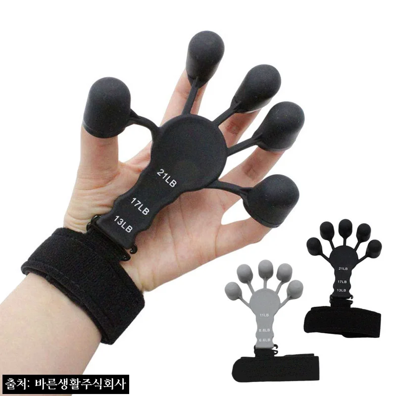 실리콘 다섯 손가락 스트레칭 밴드 핑거 악력기 일반형 초급자, 4,800원 구매 전 체크 후기
