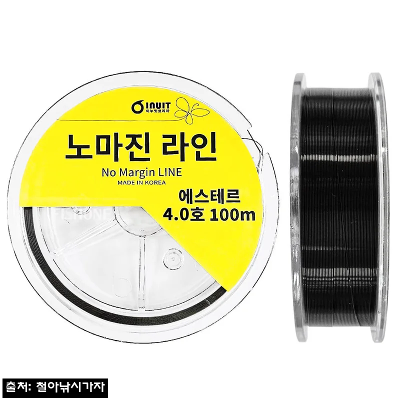 이누잇 노마진 블랙 에스테르 라인 4호 100m, 한치·갑오징어 채비 준비할 때 눈여겨볼 6,700원 쇼크리더