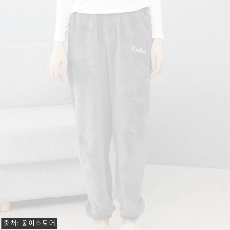 파자마 잠옷 여자 여성 홈웨어 플리스 조거 팬츠, 6,500원 구매 전 꼭 확인한 겨울 홈웨어 정보