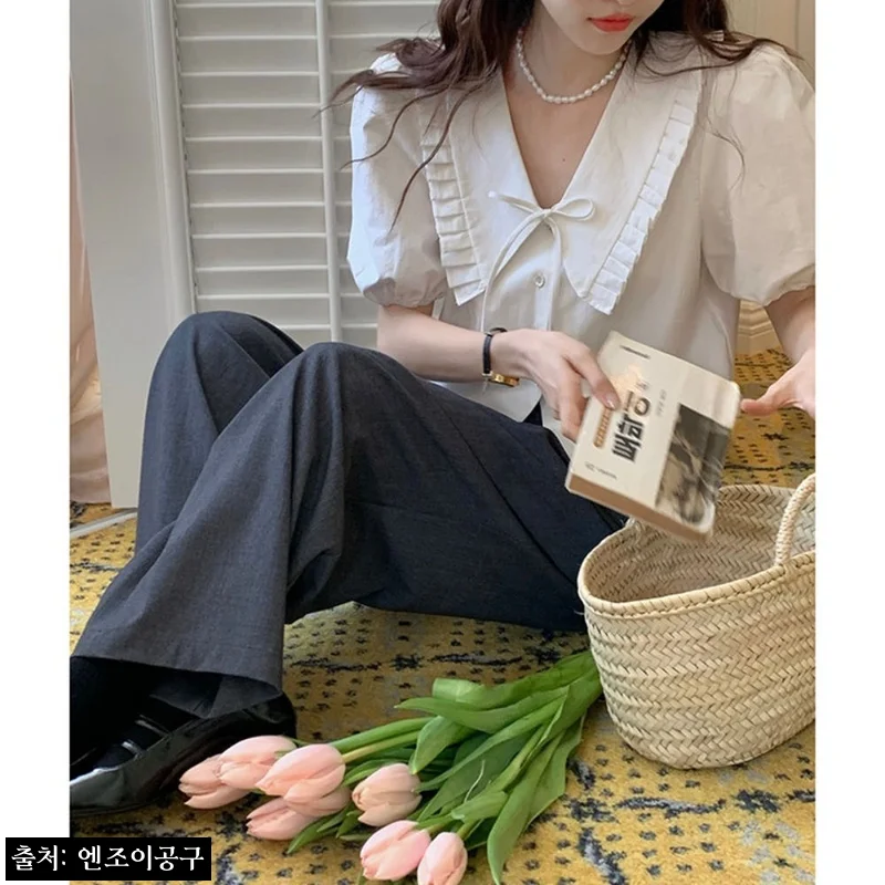 나는솔로 125회 17기 순자 옷 어깨뽕 블라우스, 30% 할인 중인 크리미 수프 화이트 셔츠 구매 전 체크