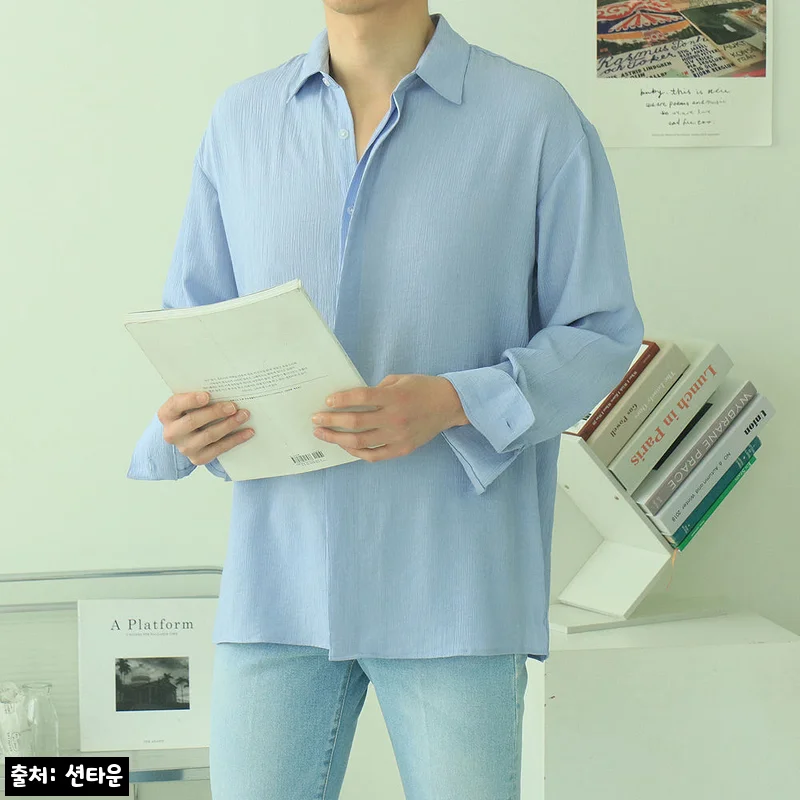 남자셔츠 오버핏 실크 남성남방 남자린넨셔츠, 3만원대 데일리 셔츠로 체크해본 찐포인트
