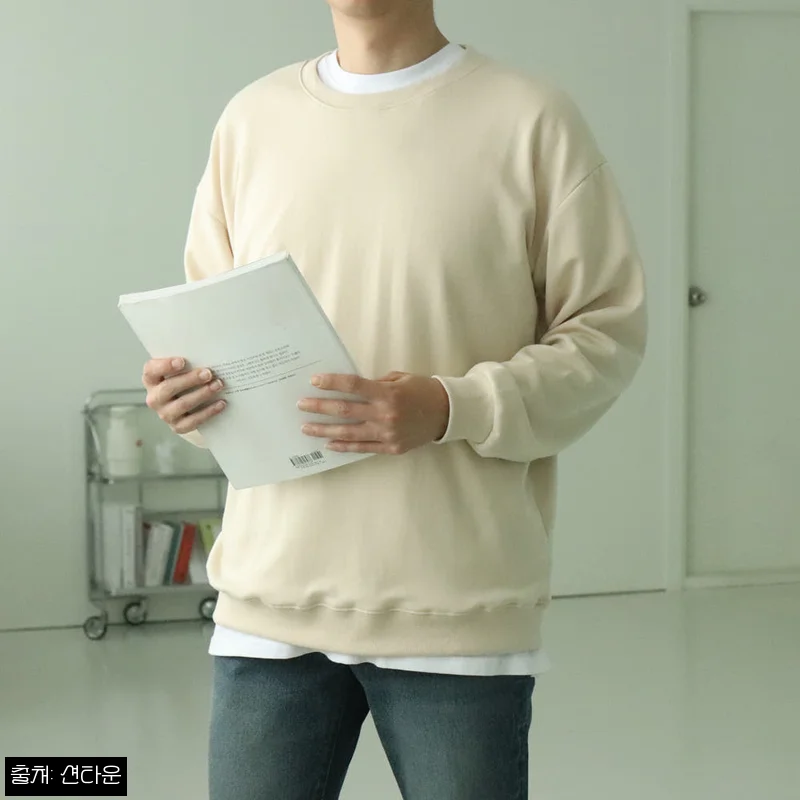 남자맨투맨 남자긴팔티 빅사이즈 오버핏 커플맨투맨, 10컬러 데일리룩 이슈템 체크